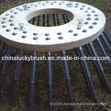China Manufacture PP Material Wood Plate Side Machine Brush (YY-004)